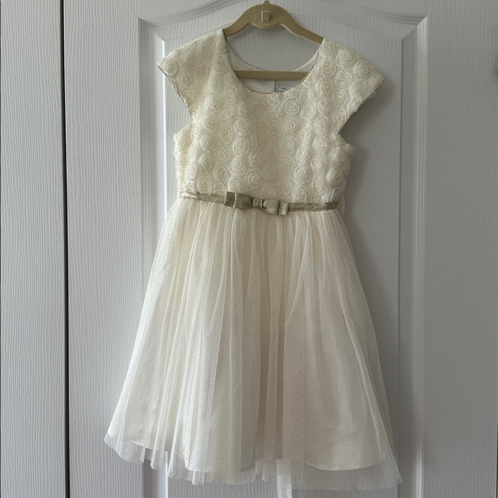 Jona Michelle Ivory Floral Dress